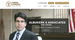 Desktop Screenshot of albukerklaw.com